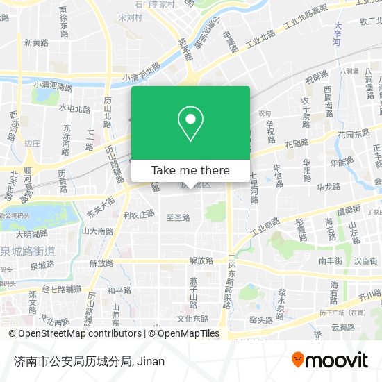 济南市公安局历城分局 map