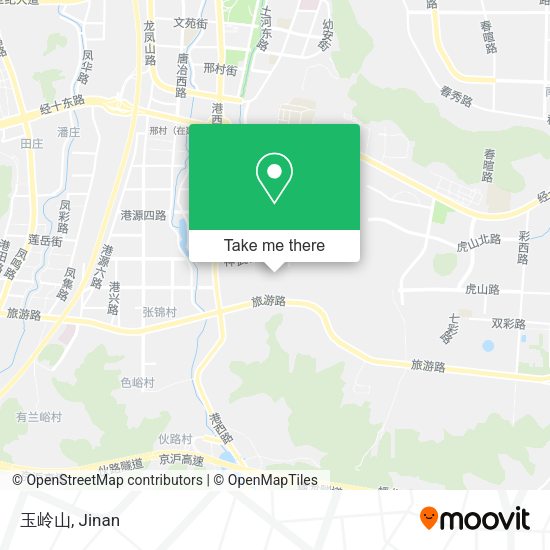 玉岭山 map