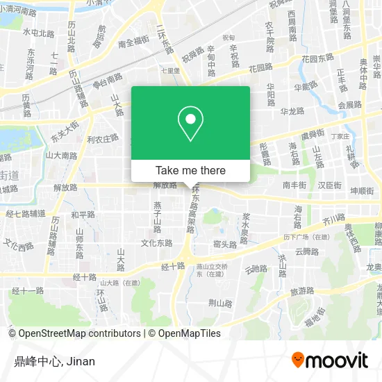 鼎峰中心 map
