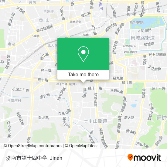 济南市第十四中学 map