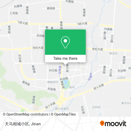 天马相城小区 map