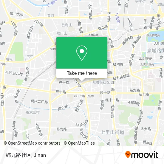 纬九路社区 map