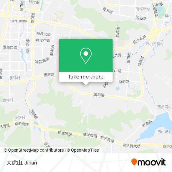 大虎山 map