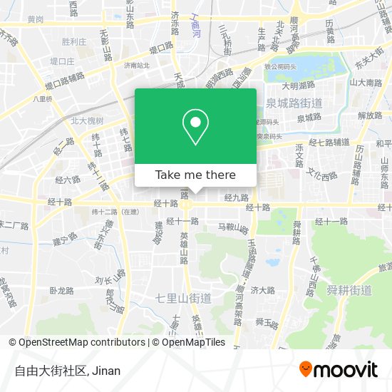 自由大街社区 map