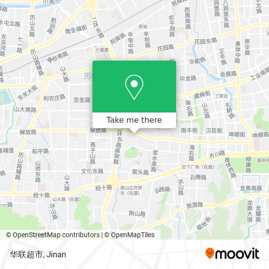 华联超市 map