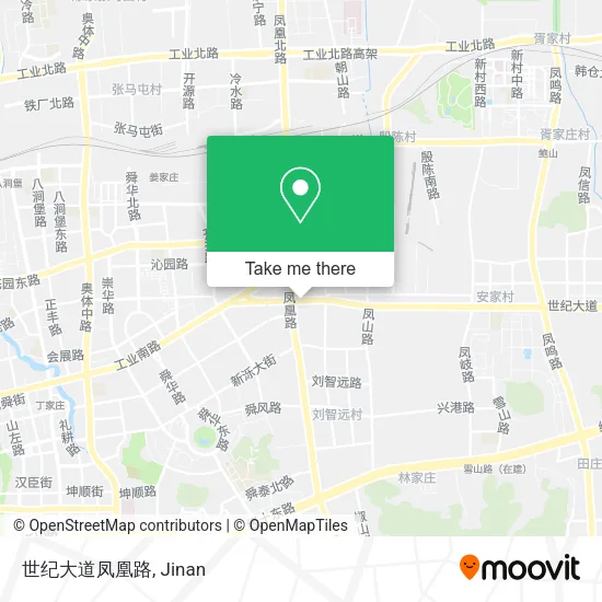 世纪大道凤凰路 map