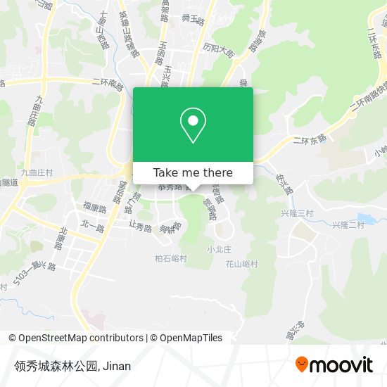 领秀城森林公园 map