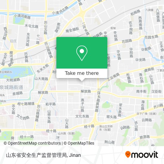 山东省安全生产监督管理局 map