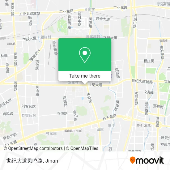 世纪大道凤鸣路 map