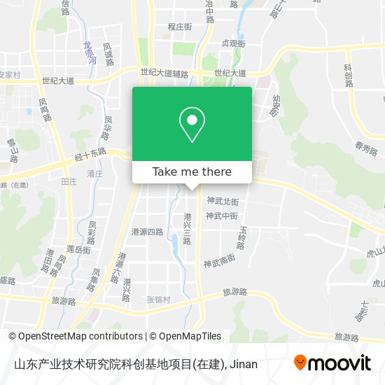 山东产业技术研究院科创基地项目(在建) map