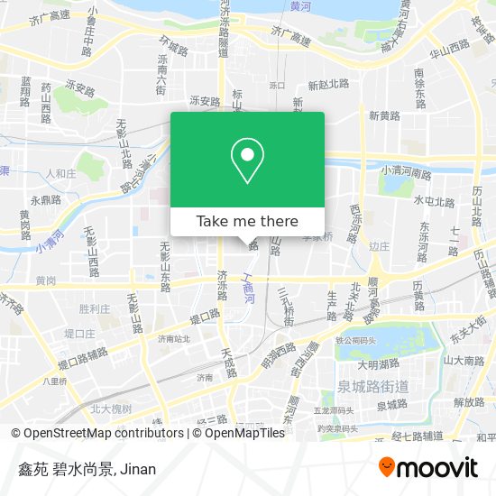鑫苑 碧水尚景 map