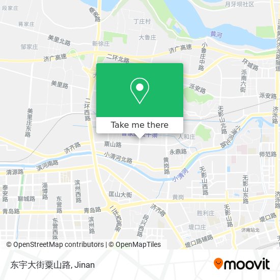 东宇大街粟山路 map
