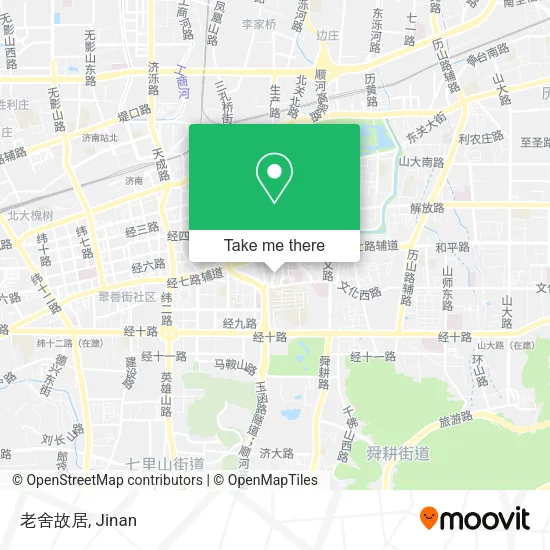 老舍故居 map