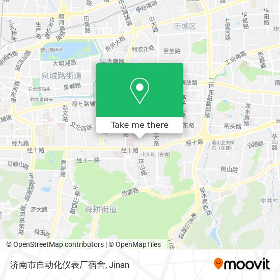 济南市自动化仪表厂宿舍 map