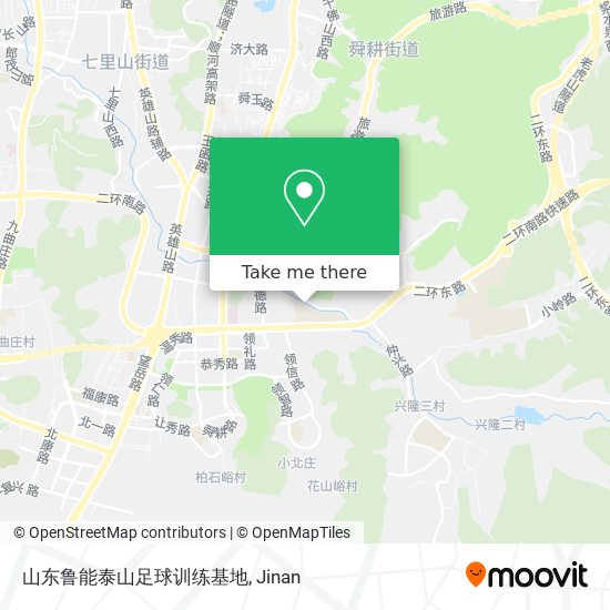 山东鲁能泰山足球训练基地 map