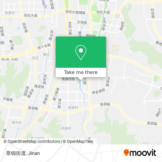 章锦街道 map