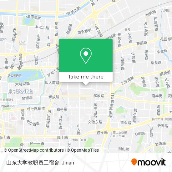 山东大学教职员工宿舍 map