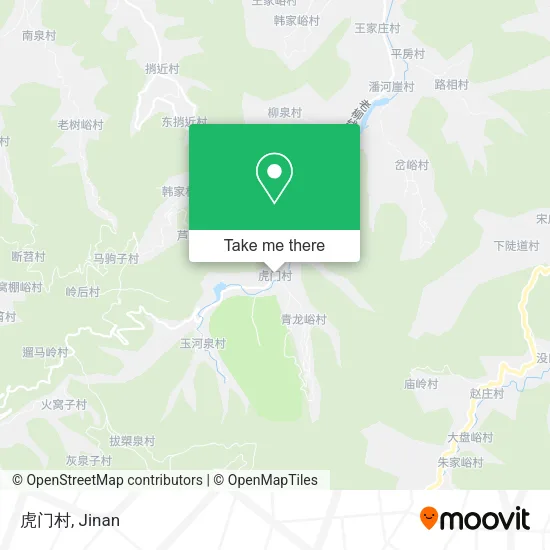 虎门村 map
