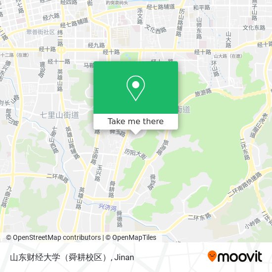 山东财经大学（舜耕校区） map