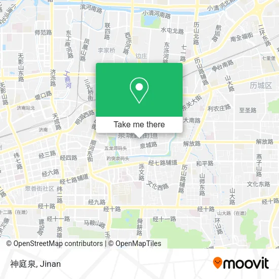 神庭泉 map