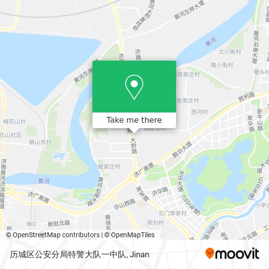历城区公安分局特警大队一中队 map