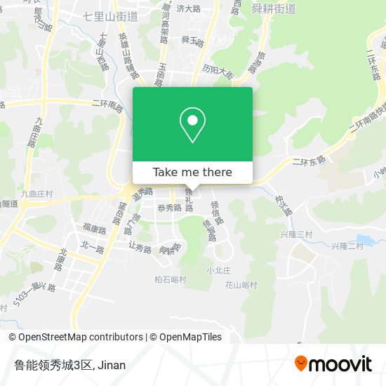 鲁能领秀城3区 map