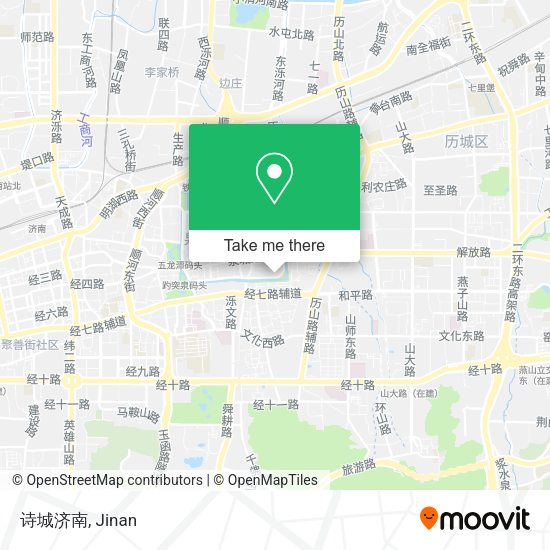 诗城济南 map