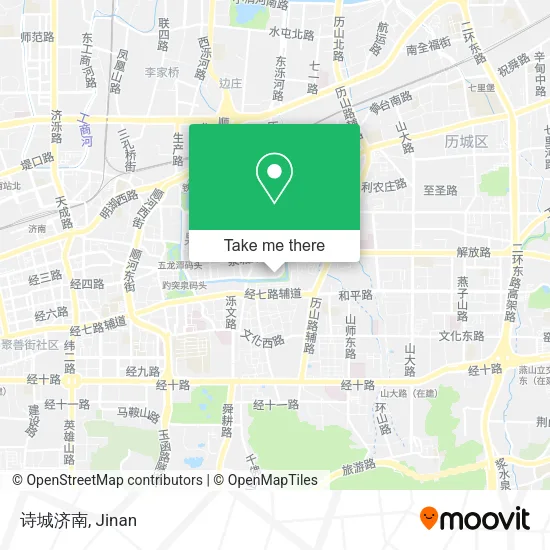 诗城济南 map