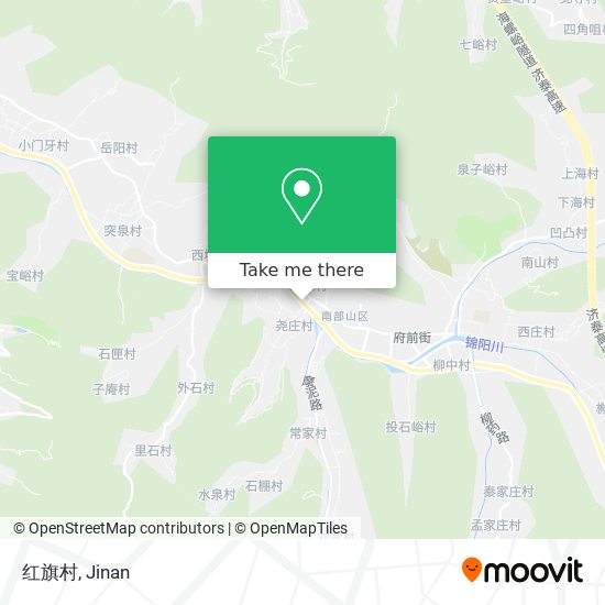 红旗村 map