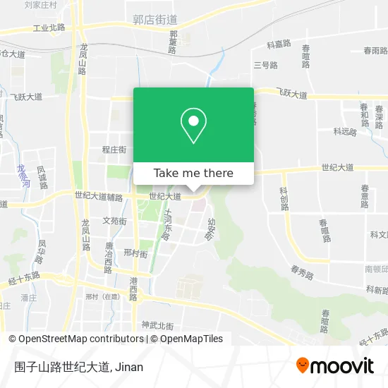 围子山路世纪大道 map