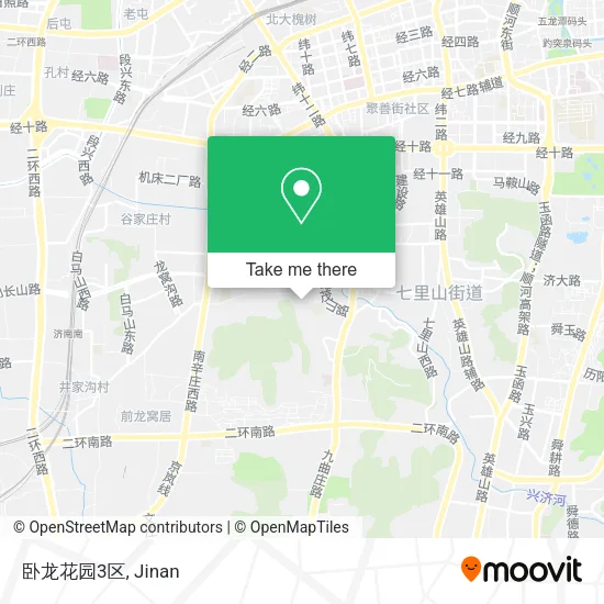 卧龙花园3区 map