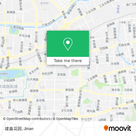 建鑫花园 map