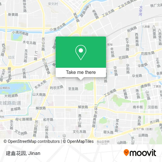 建鑫花园 map