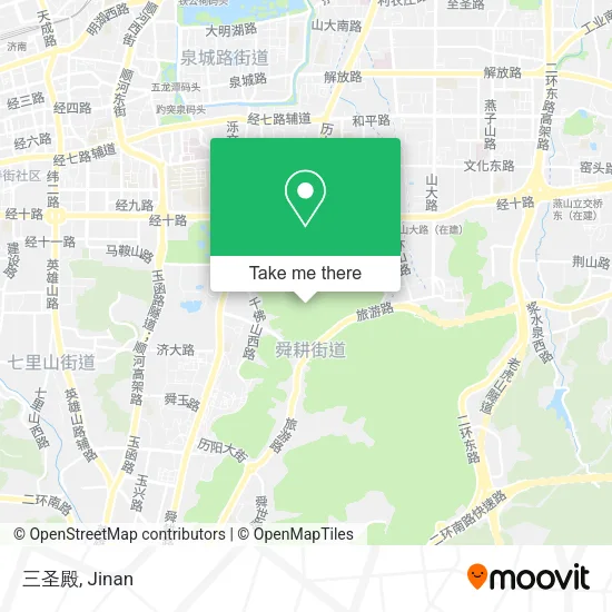 三圣殿 map