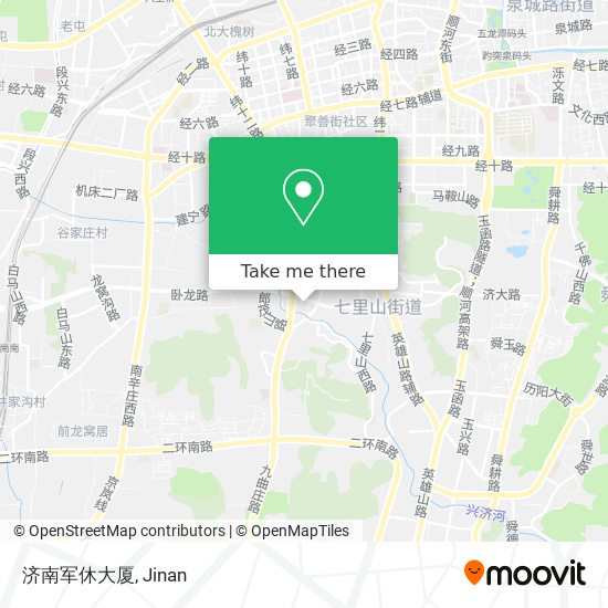 济南军休大厦 map