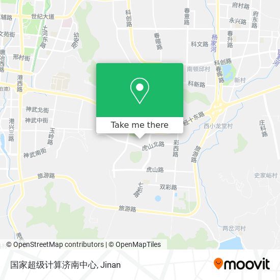 国家超级计算济南中心 map