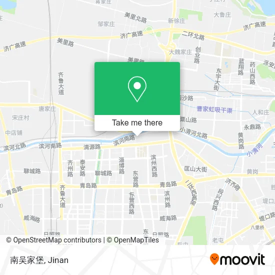 南吴家堡 map