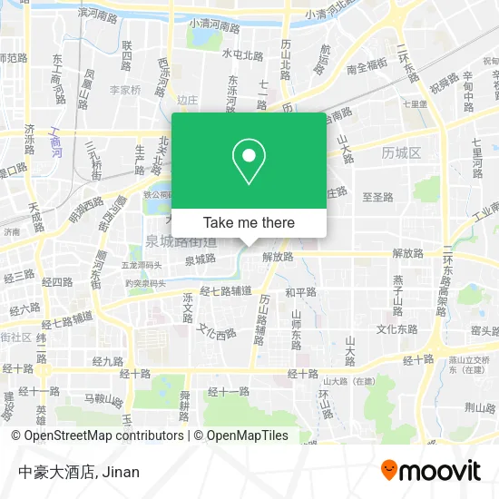 中豪大酒店 map