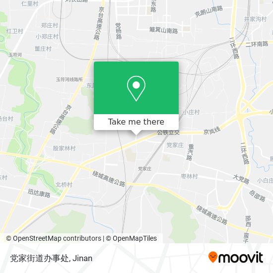 党家街道办事处 map