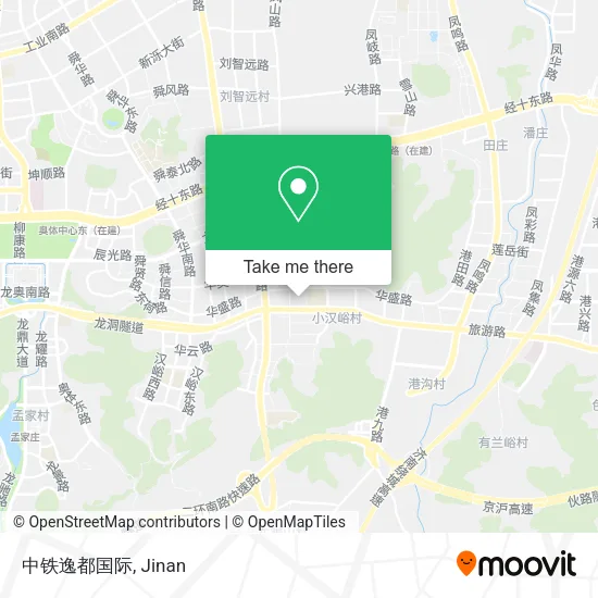 中铁逸都国际 map