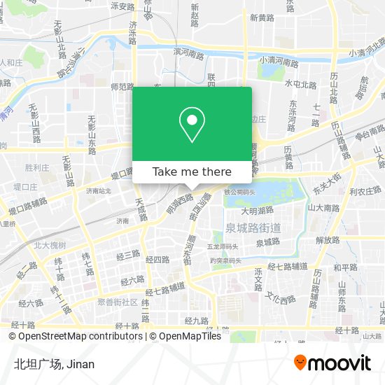 北坦广场 map