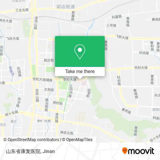 山东省康复医院 map