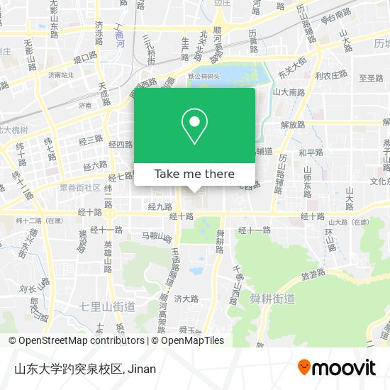 山东大学趵突泉校区 map