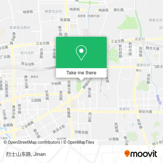 烈士山东路 map