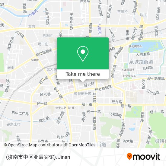 (济南市中区亚辰宾馆) map