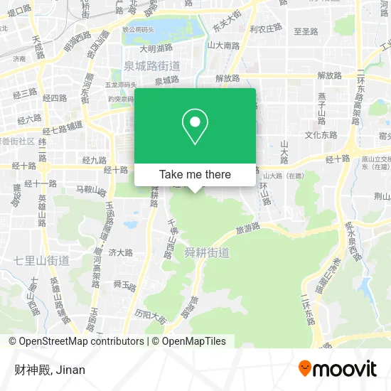 财神殿 map