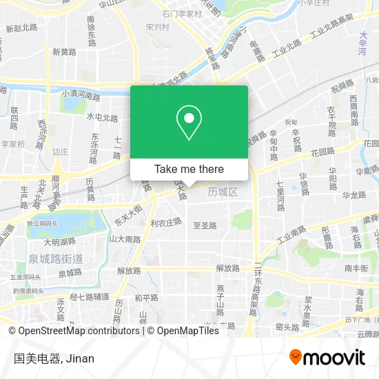 国美电器 map