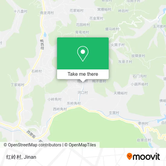 红岭村 map