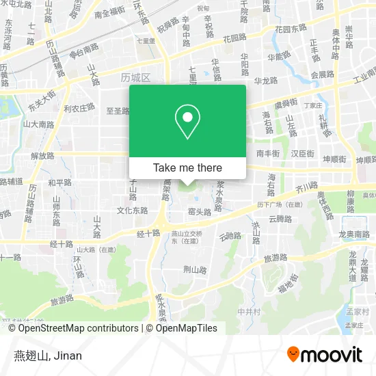 燕翅山 map