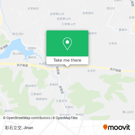 彩石立交 map